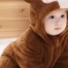 Bear Design Long Sleeve Baby Jumpsuit: Adorable Comfort For Your Little One