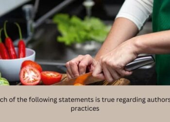 which of the following statements is true regarding authorship practices